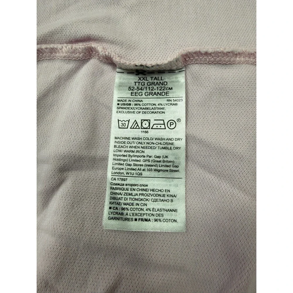 Banana Republic Polo Shirt Mens XXL Tall Slim Fit Light Turquoise